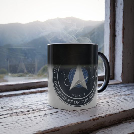 US Space Force Color Changing Mug