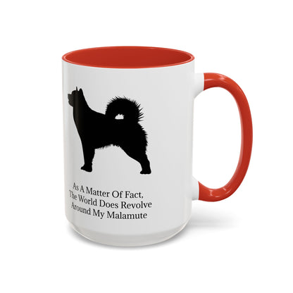 Matter Of Fact Malamute 2-Tone Coffee Mug