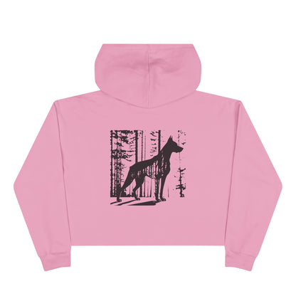 Guardian Of The Forest Women's Crop Hoodie