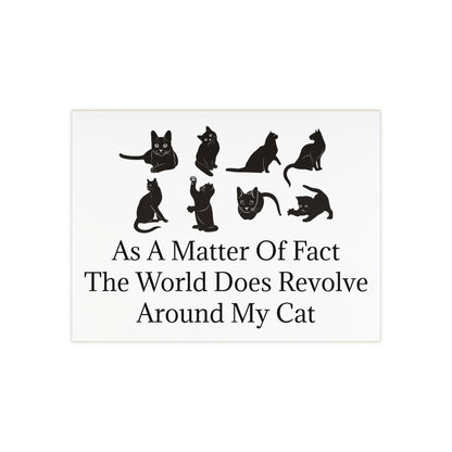 Matter Of Fact Cat Ceramic Photo Tile