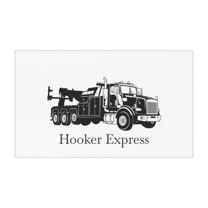 H**ker Express Heavy Tow Truck Indoor/Outdoor Magnet