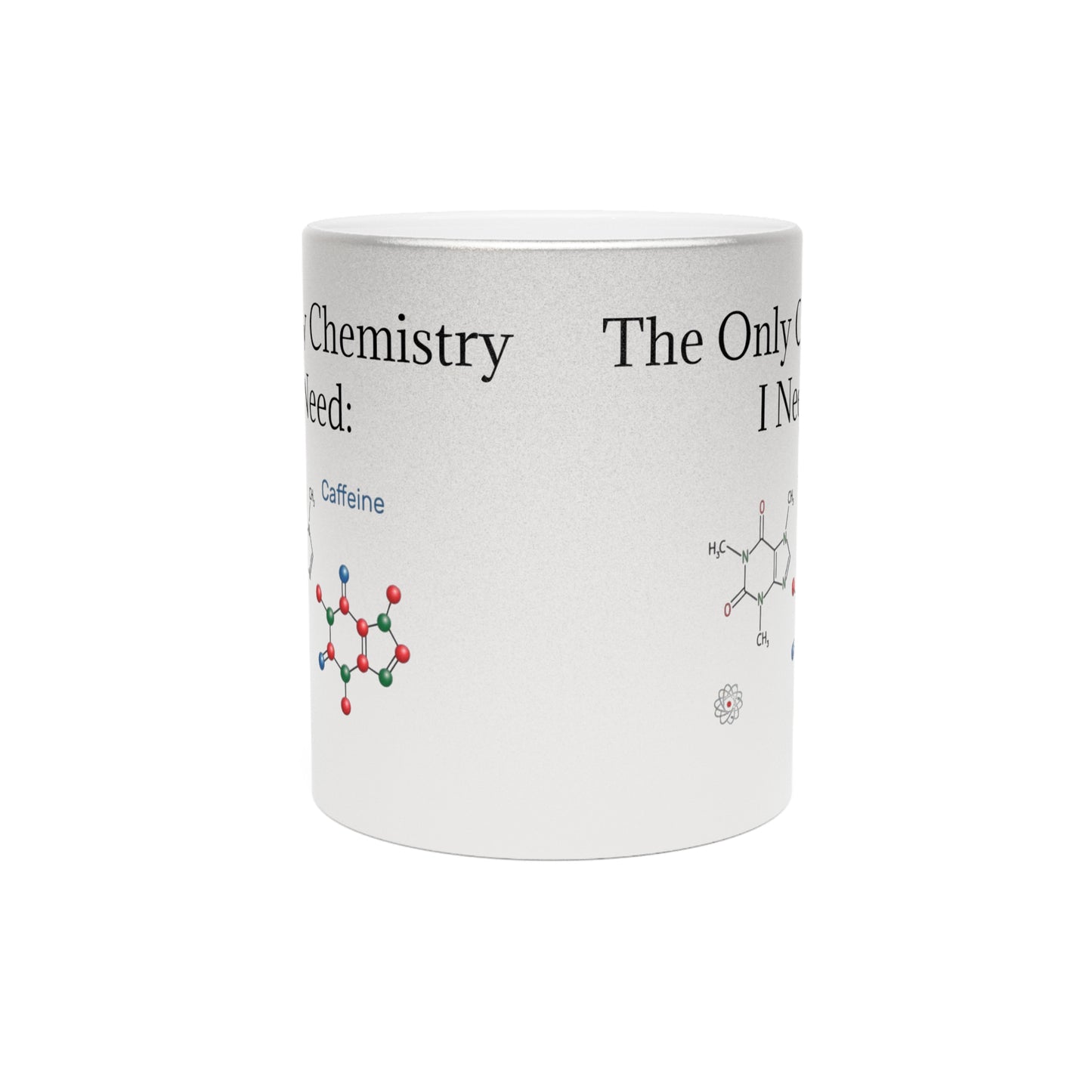 Chemistry Lesson Metallic Coffee Mug
