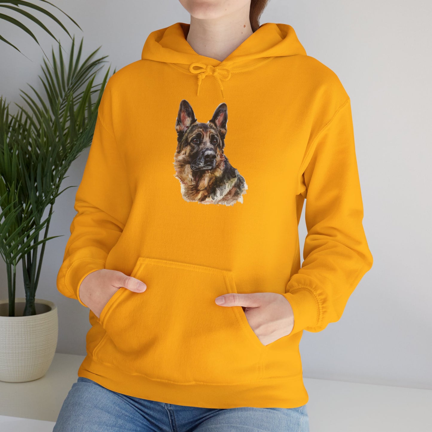 German Shepherd Head Unisex Hoodie