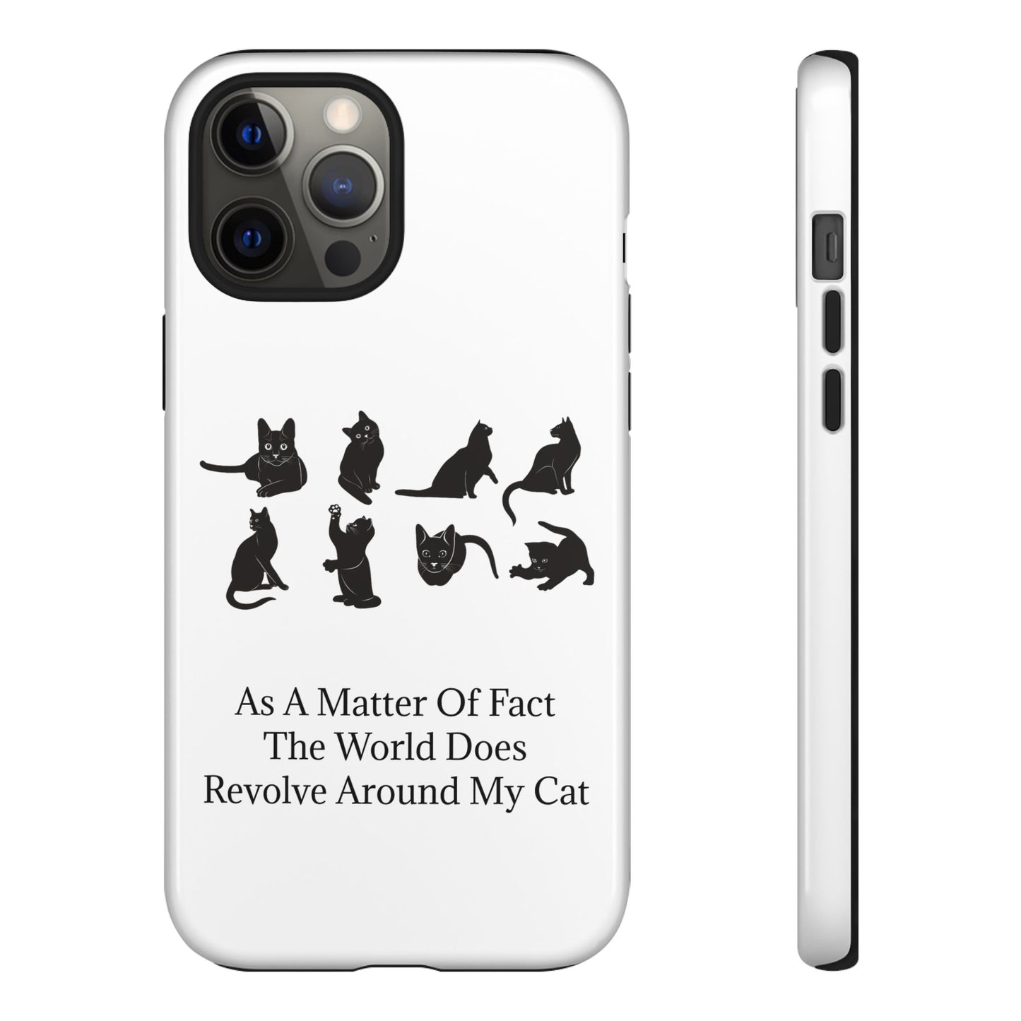 Matter Of Fact Cat iPhone Case