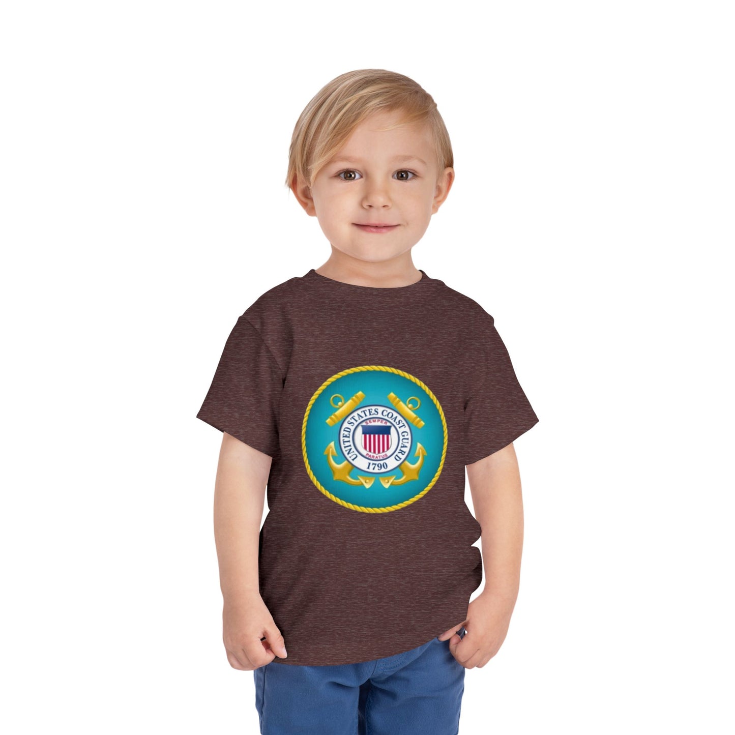 US Coast Guard Toddler Unisex Short Sleeve Crewneck Tee