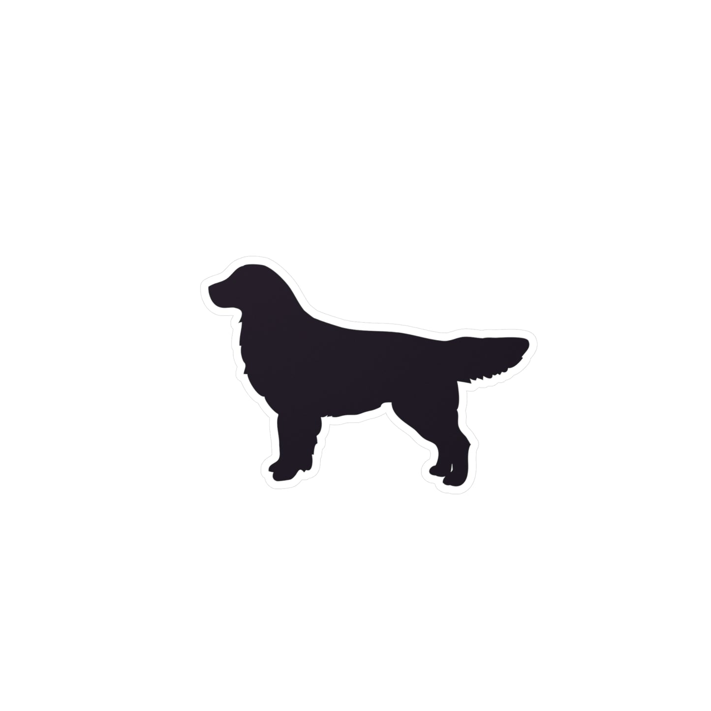 Golden Silhouette Vinyl Decal