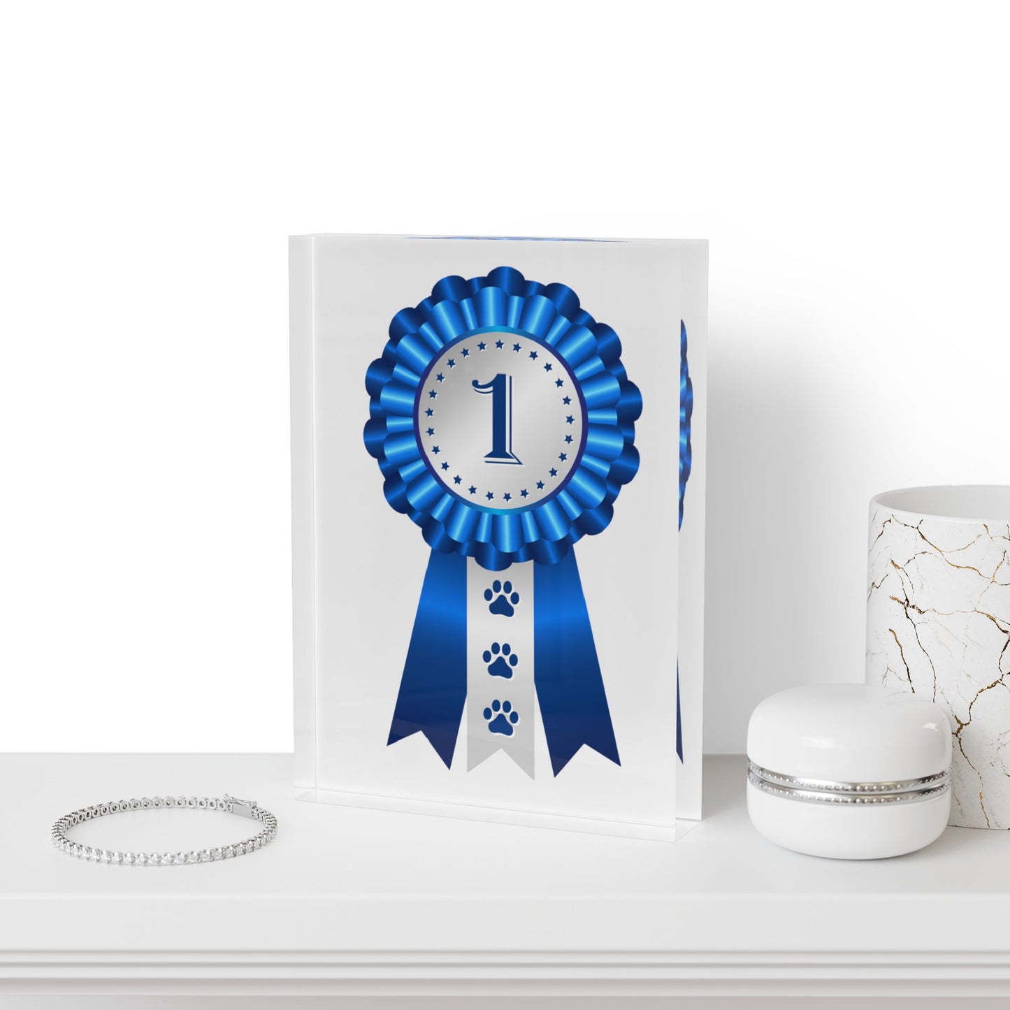 Show Ribbon Acrylic Photo Block