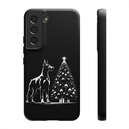 Doberman Christmas Tree Samsung Case