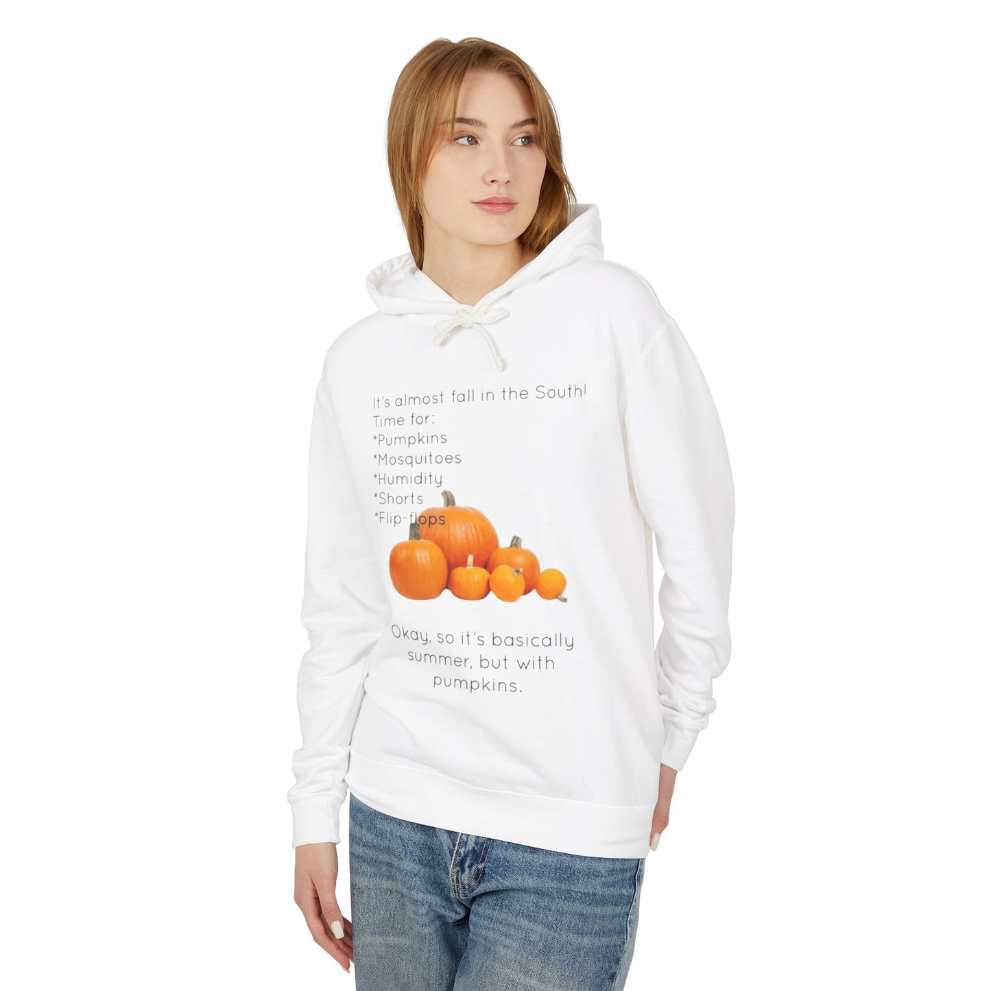 Fall In The South Unisex Lightweight Hoodie