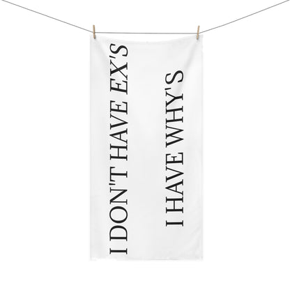 X's And Y's Mink-Cotton  Beach Towel