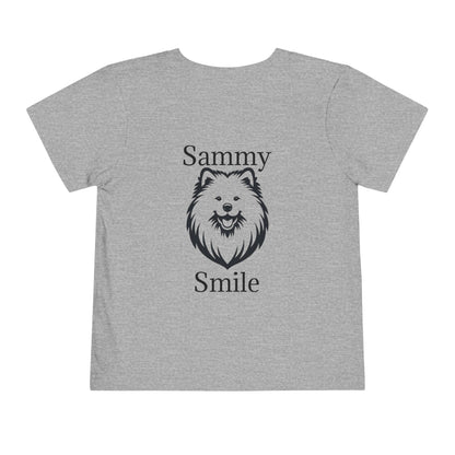 Sammy Smile Toddler Unisex Short Sleeve Crewneck Tee