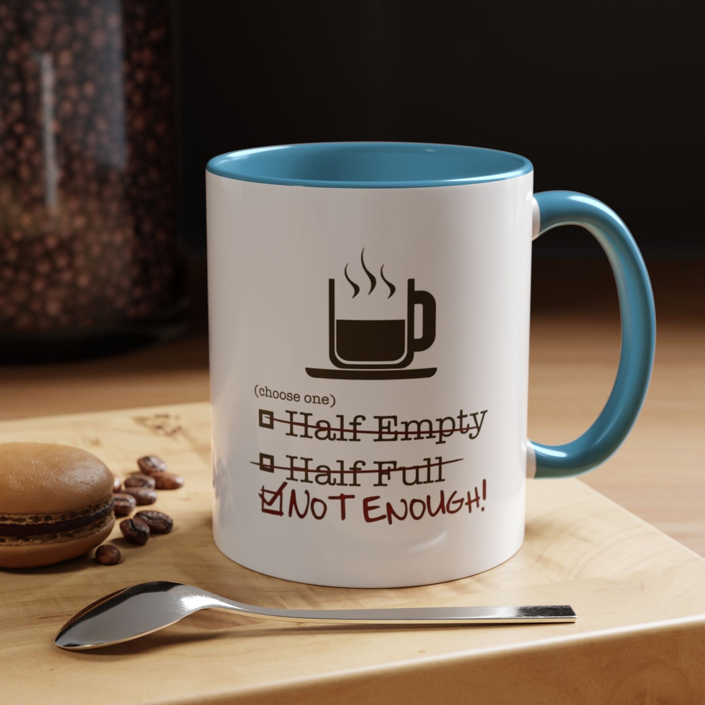 Not Enough 2-Tone Coffee Mug