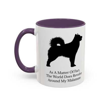 Matter Of Fact Malamute 2-Tone Coffee Mug