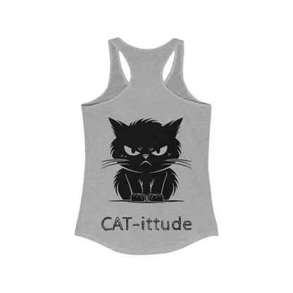 CAT-ittude Women's Racerback Tank