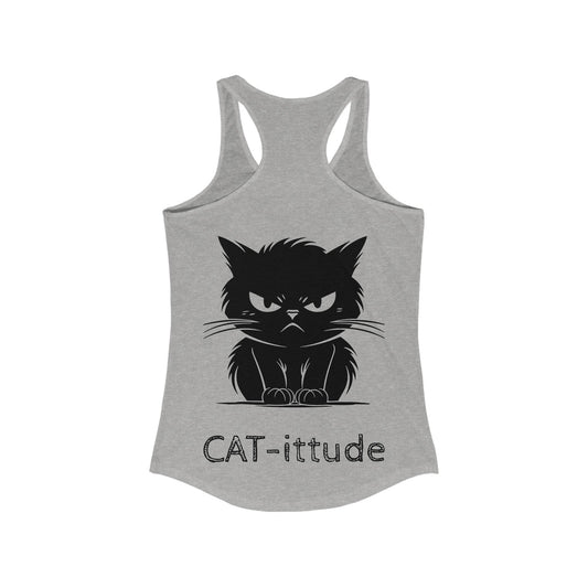 CAT-ittude Women's Racerback Tank