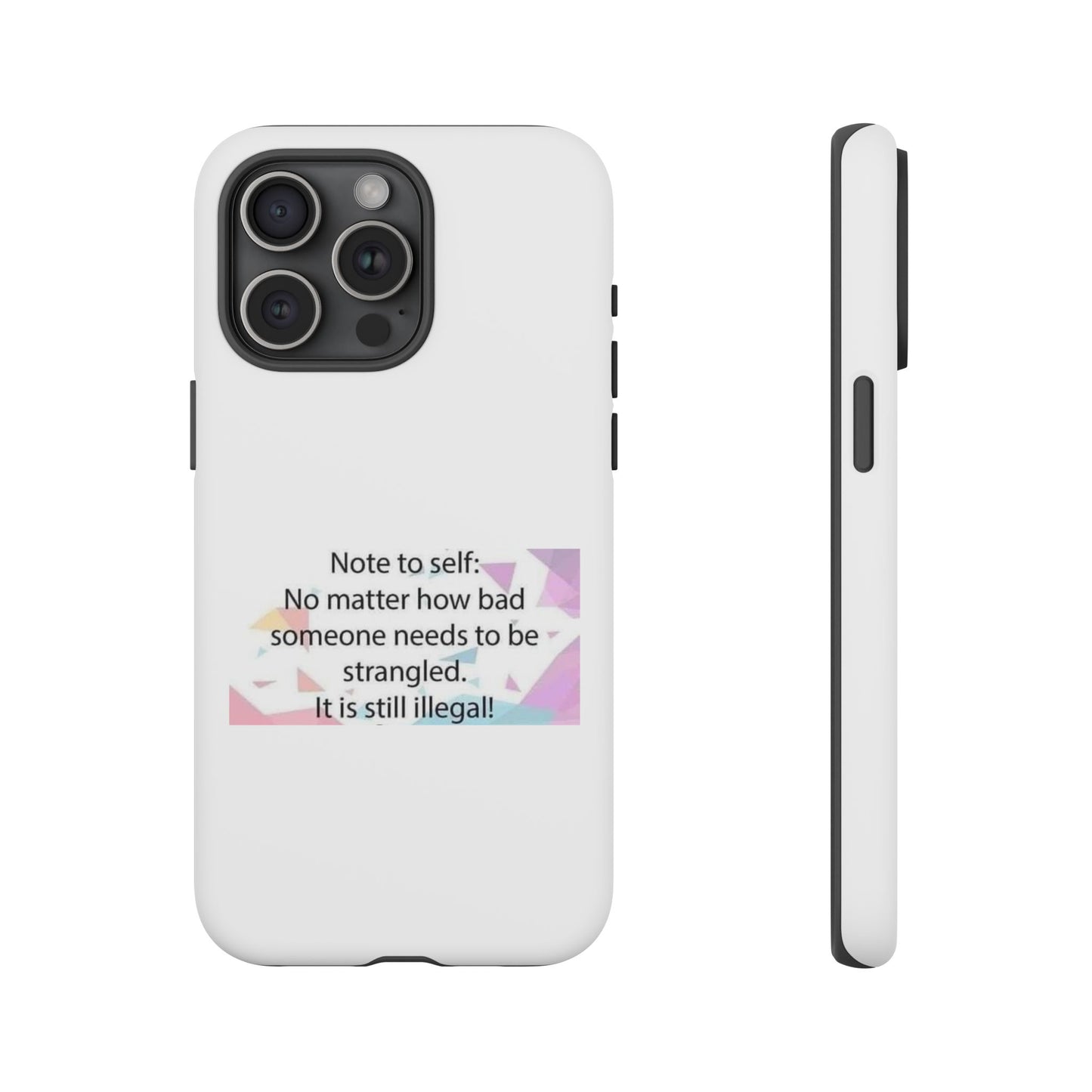 Note To Self iPhone Case