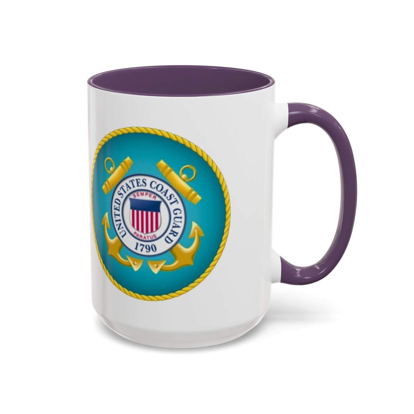 US Coast Guard 2-Tone Coffee Mug