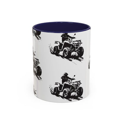 Slingin' Mud Quad 2-Tone Coffee Mug