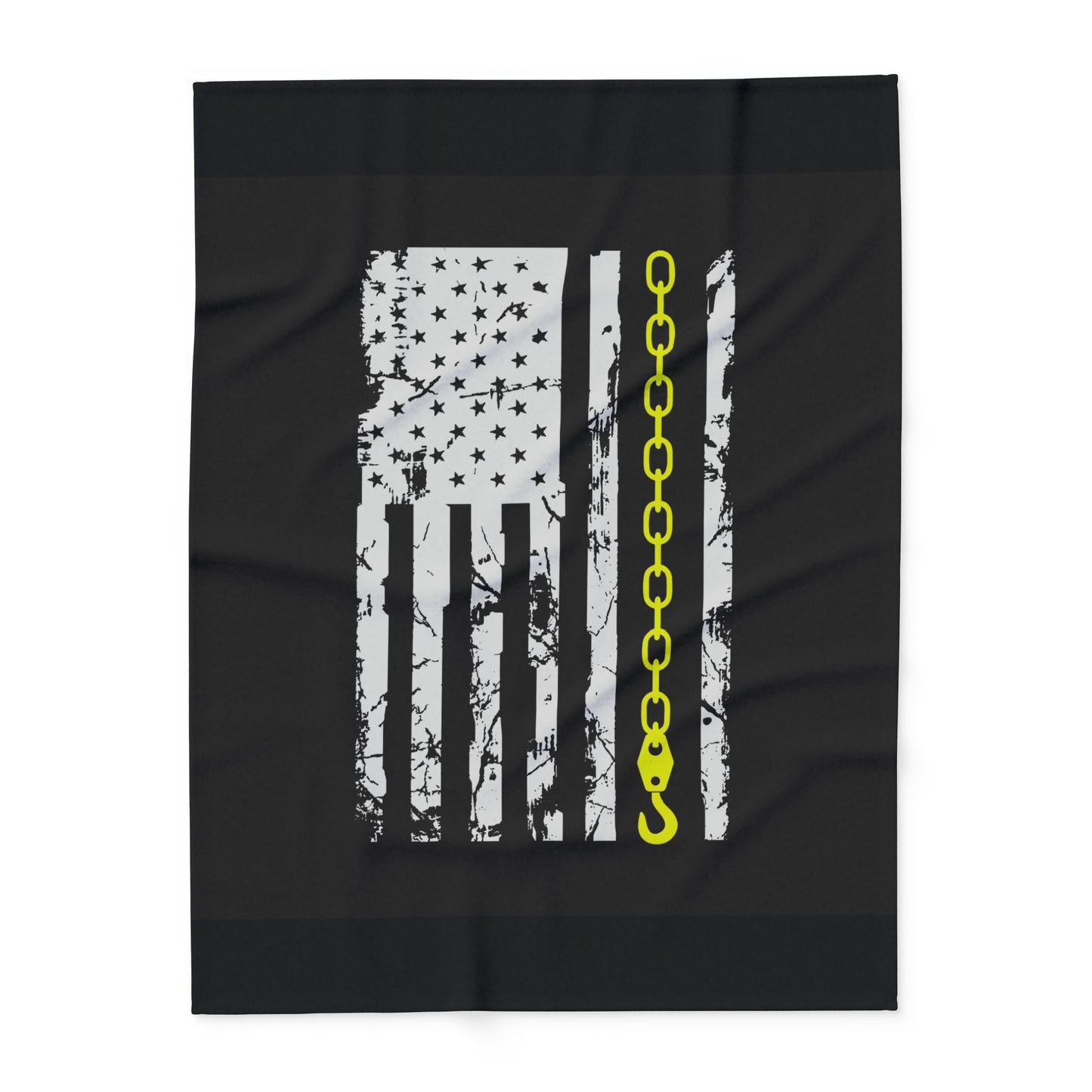 Thin Yellow Line Arctic Fleece Blanket