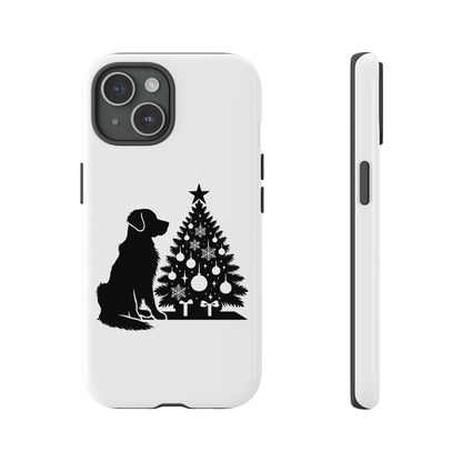 Golden Christmas Tree iPhone Case