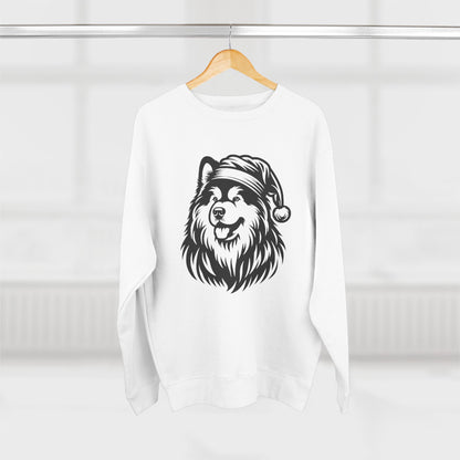 Santa Paws Malamute Unisex Crewneck Sweatshirt