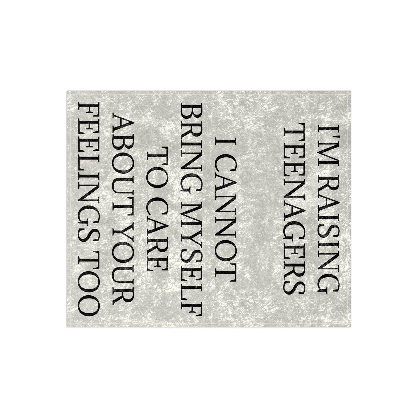 Raising Teenagers Velvet Blanket