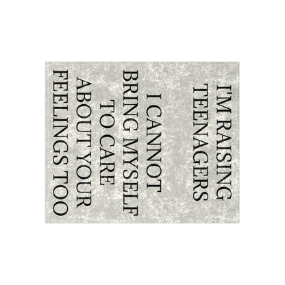 Raising Teenagers Velvet Blanket