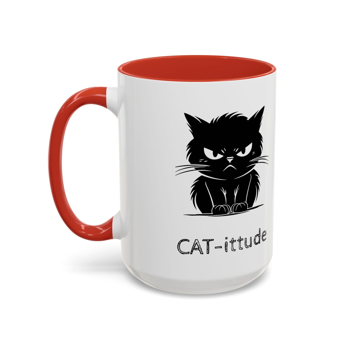 CAT-ittude 2-Tone Coffee Mug