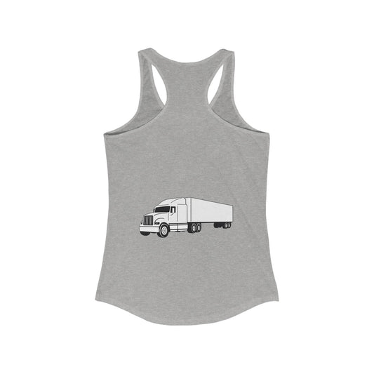 Semi Truck Women's Racerback Tank