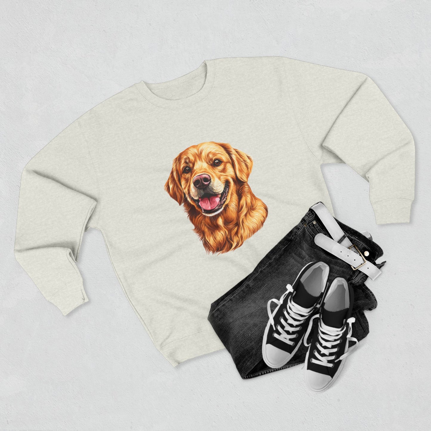 Golden Head Unisex Crewneck Sweatshirt