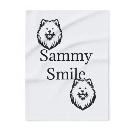 Sammy Smile Arctic Fleece Blanket