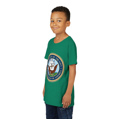 US Navy Youth Unisex Short Sleeve Crewneck Tee