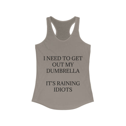 Dumbrella Women's Racerback Tank