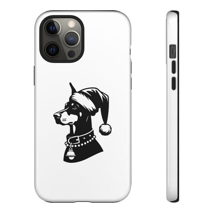 Santa Paws Doberman iPhone Case