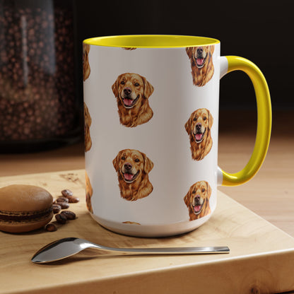 Golden Head 2-Tone Coffee Mug