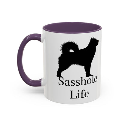 Sasshole Life 2-Tone Coffee Mug