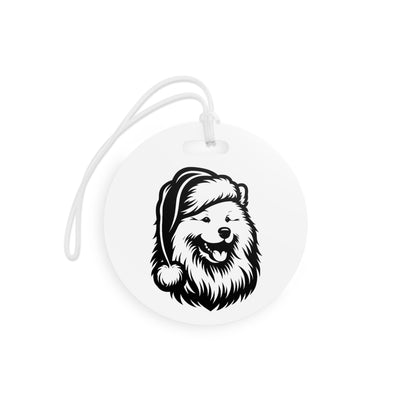 Santa Paws Samoyed Luggage Tag