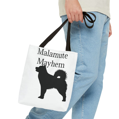 Malamute Mayhem Tote Bag