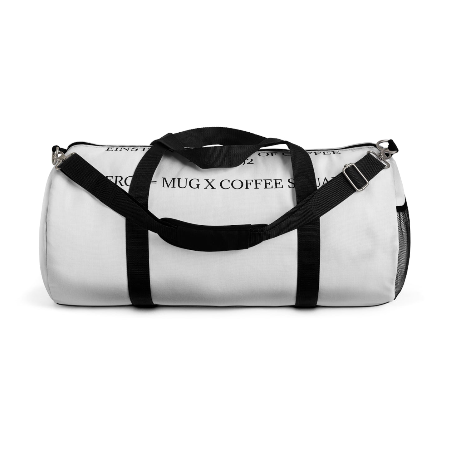 Einstein's Theory Of Coffee Duffel Bag