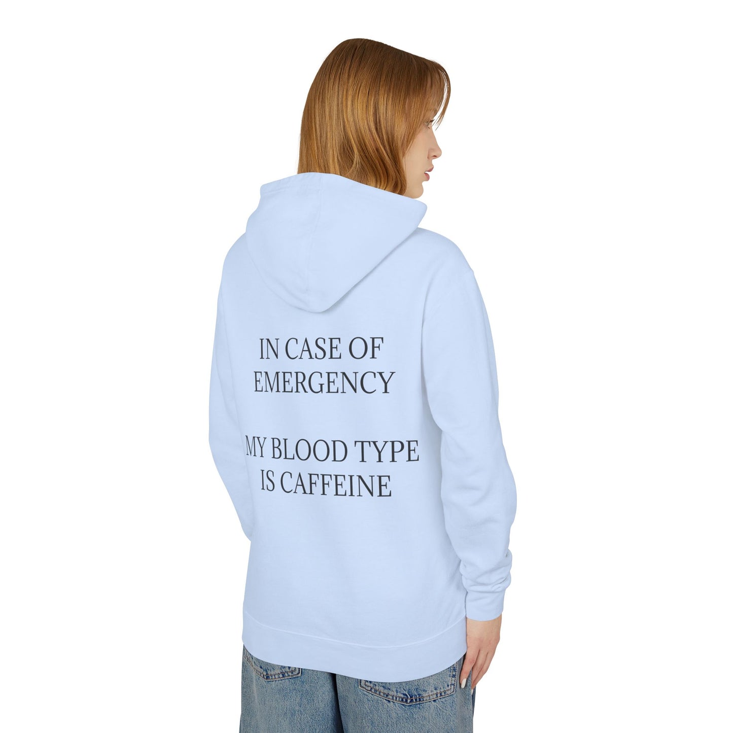 Blood Type Unisex Lightweight Hoodie