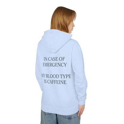 Blood Type Unisex Lightweight Hoodie