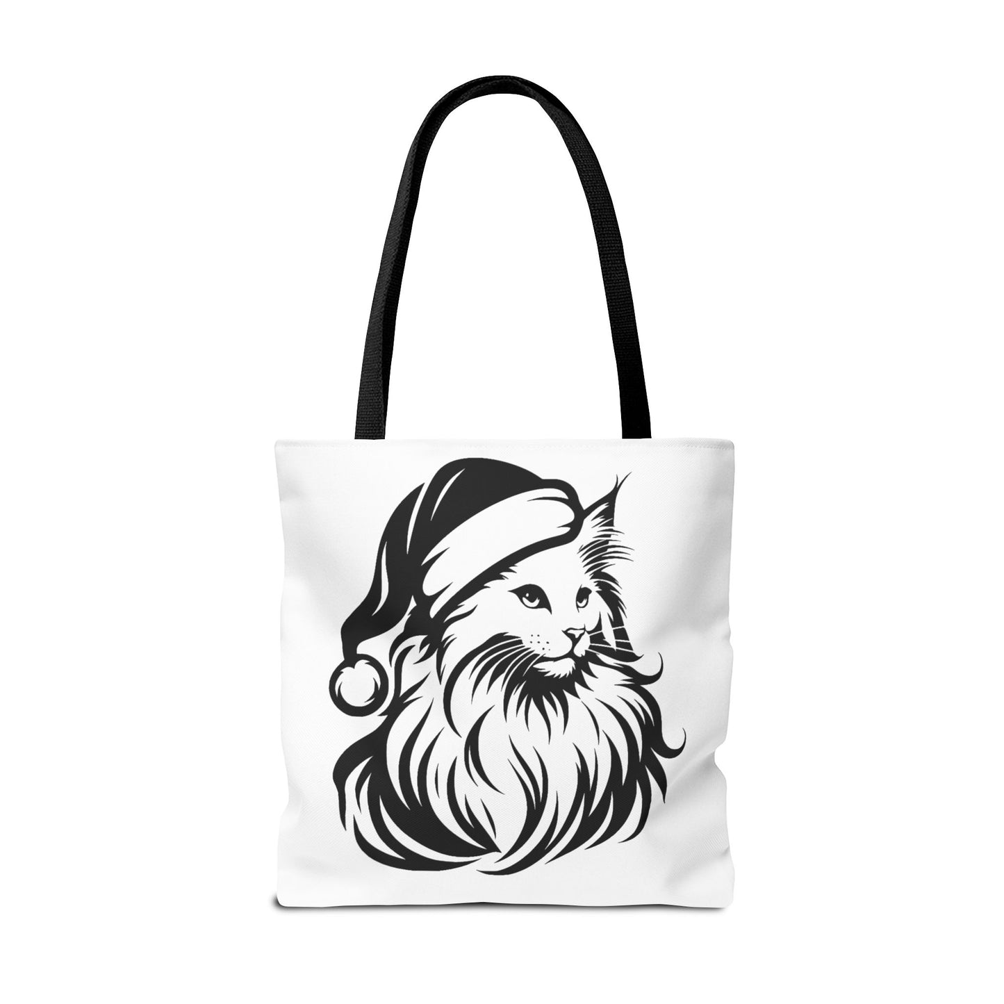 Santa Paws Cat Tote Bag