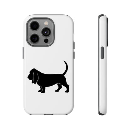 Basset Hound Silhouette iPhone Case