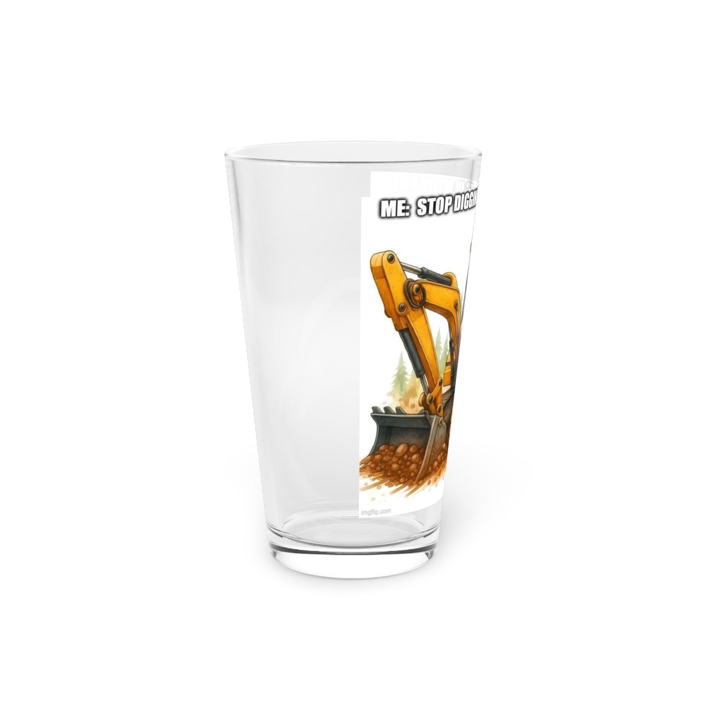 Digmaster Drinking Glass