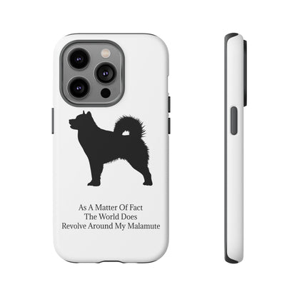 Matter Of Fact Malamute iPhone Case