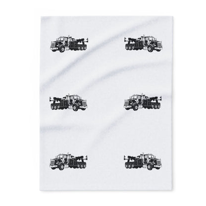 Heavy Tow Truck Arctic Fleece Blanket