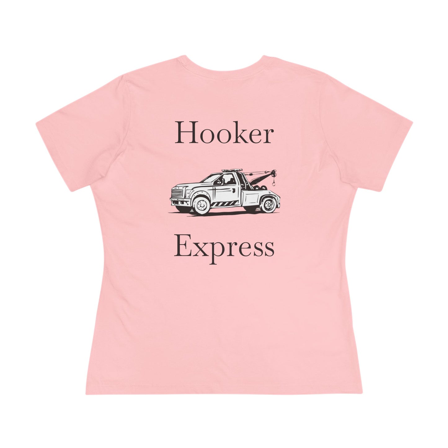 H**ker Express Wheel Lift Tow Truck Women's Short Sleeve Crewneck Tee