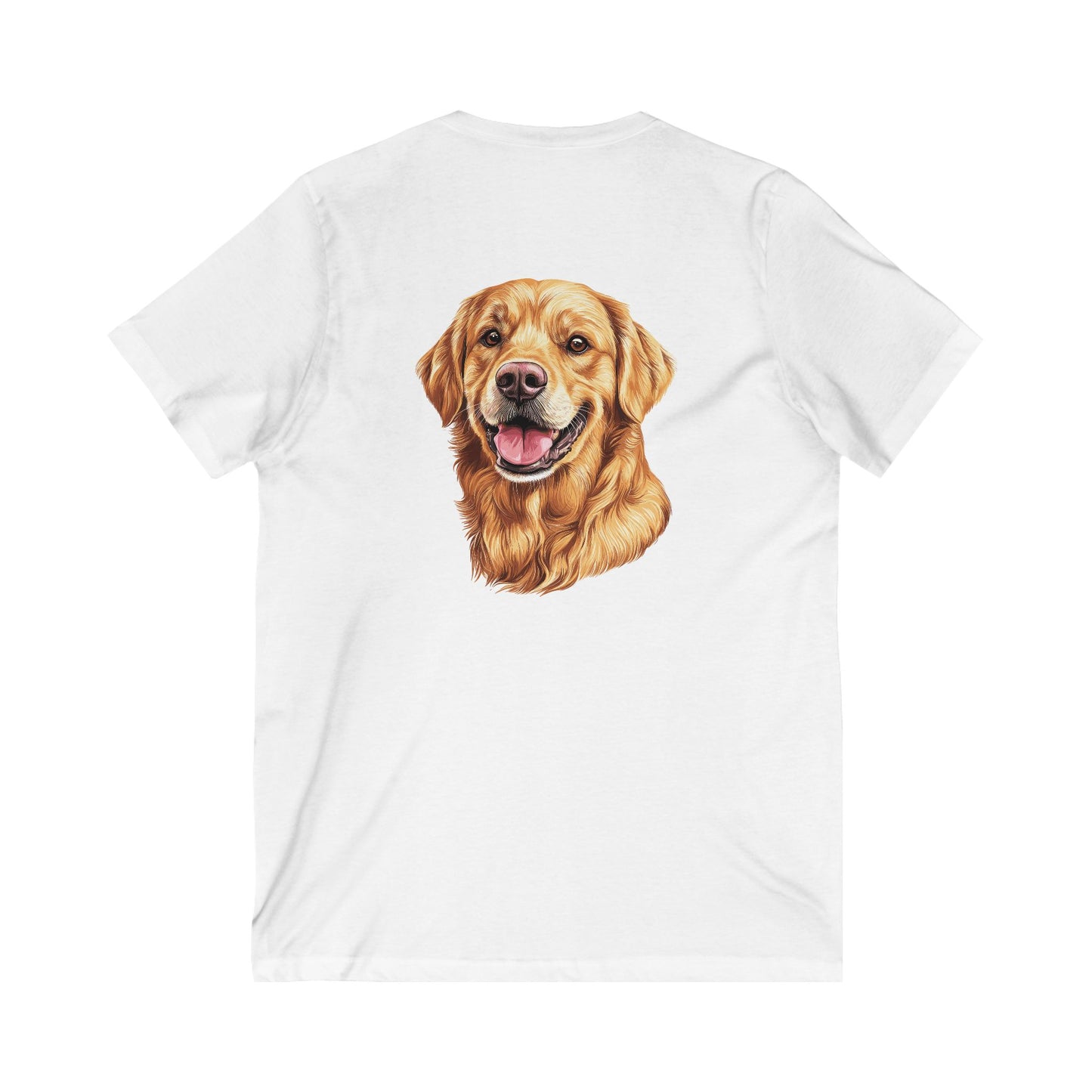 Golden Head Unisex Short Sleeve V-Neck Tee