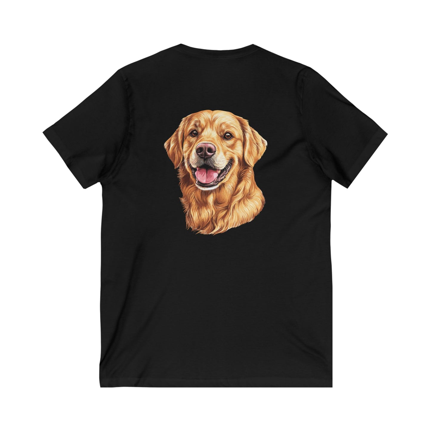 Golden Head Unisex Short Sleeve V-Neck Tee