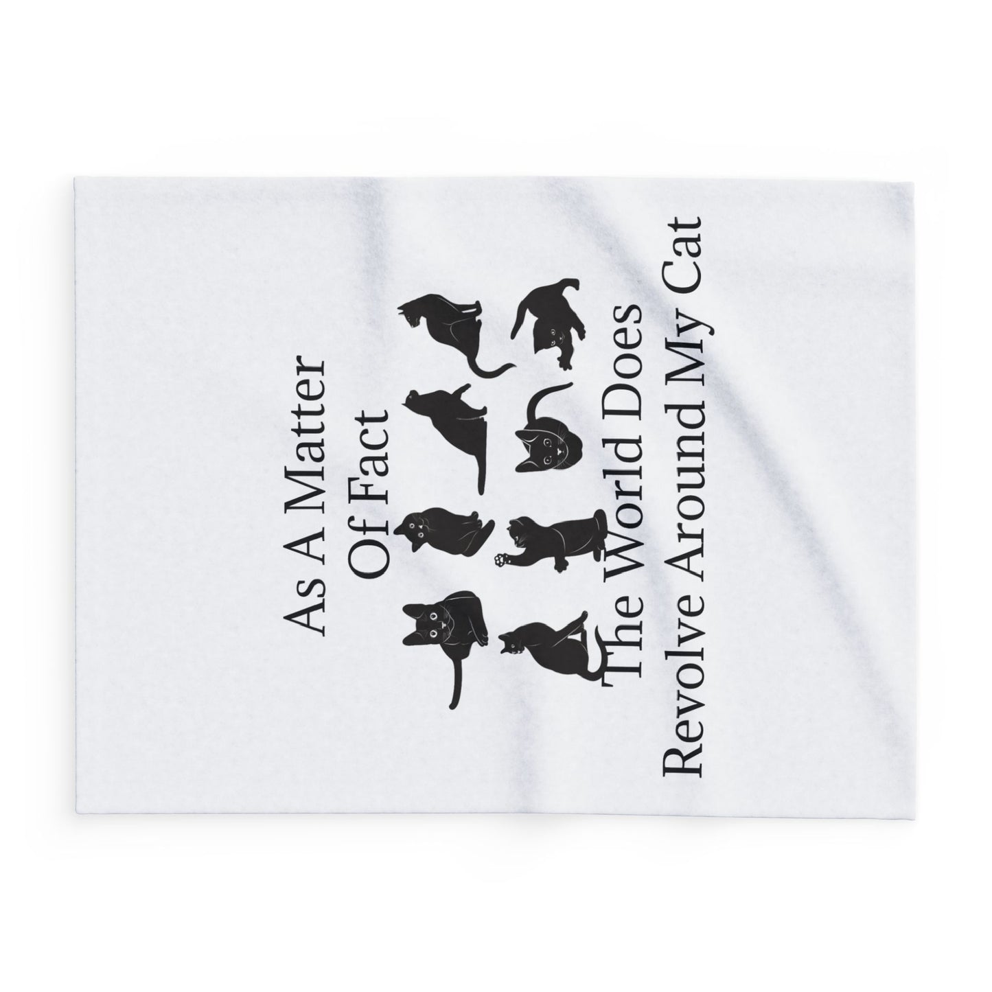 Matter Of Fact Cat Arctic Fleece Blanket